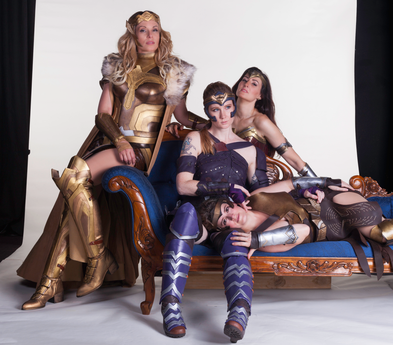 Illustration for article titled Cosplayers Create Their Own Wonder Woman Vanity Fair Shoot